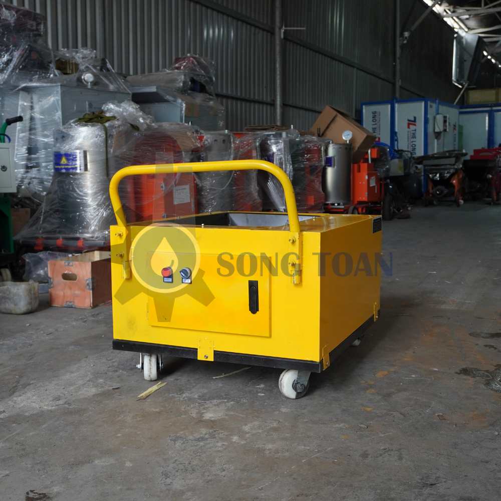 máy bơm vữa, bơm bê tông mini